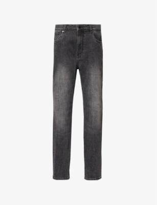 Brand-Patch Slim-Leg Slim-Fit Stretch-Denim Jeans by ARNE