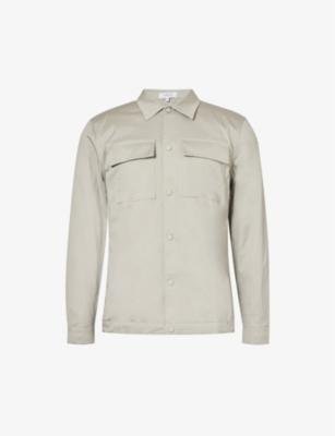 Essential flap-pocket stretch-cotton overshirt by ARNE