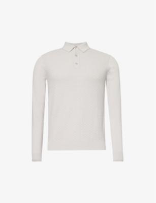 Funnel-neck relaxed-fit cotton-knit jumper by ARNE
