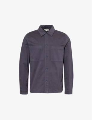 Garment dyed stretch-cotton overshirt by ARNE