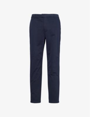 Tailored straight-leg stretch-cotton chino trousers by ARNE