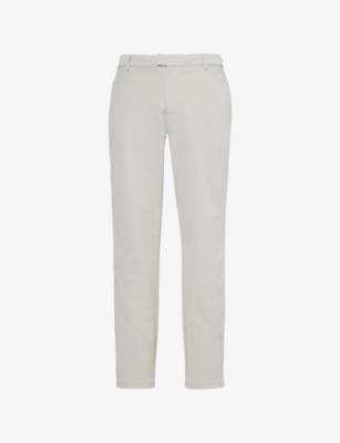 Tailored straight-leg stretch-cotton chino trousers by ARNE