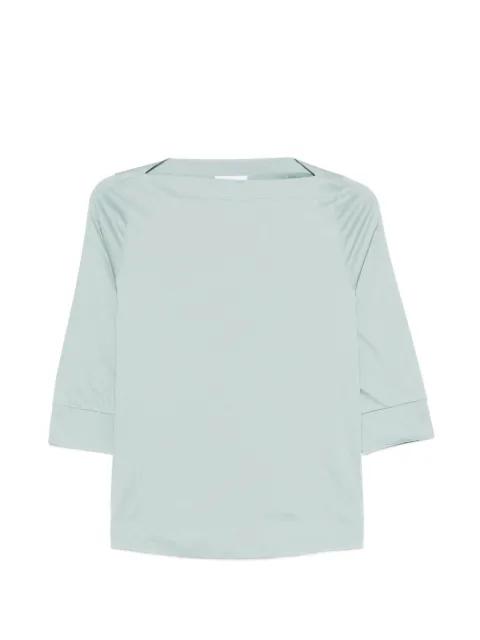 boat-neck T-shirt by AROVESCIO