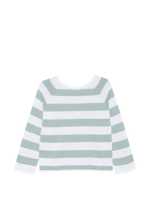 striped-pattern T-shirt by AROVESCIO