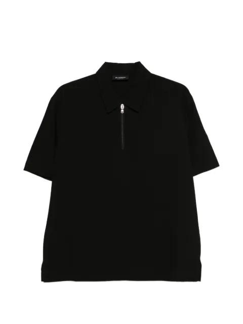 zip short-sleeve polo by AROVESCIO