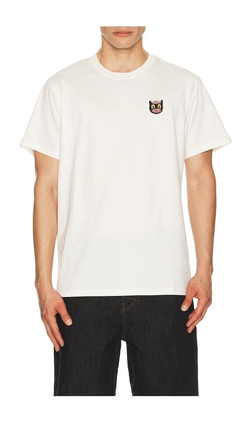 Arrels Barcelona Small Cat x Gary Baseman Tee in White by ARRELS BARCELONA