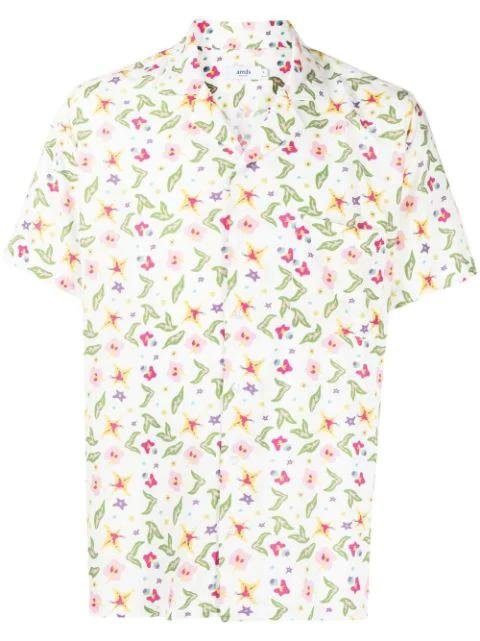 floral-print camp-collar shirt by ARRELS BARCELONA