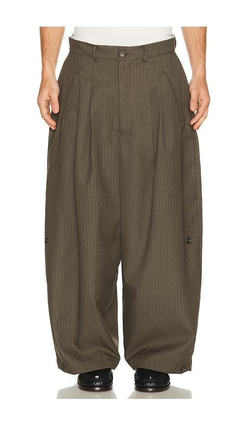 Art Community Japanese Wool Triptych Trouser in Grey by ART COMMUNITY