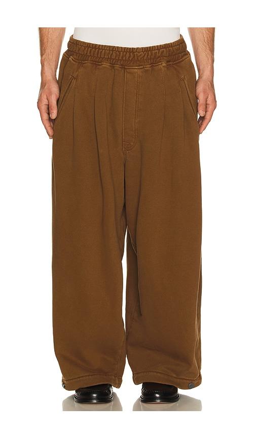 Art Community Triptych Sweatpant in Brown by ART COMMUNITY