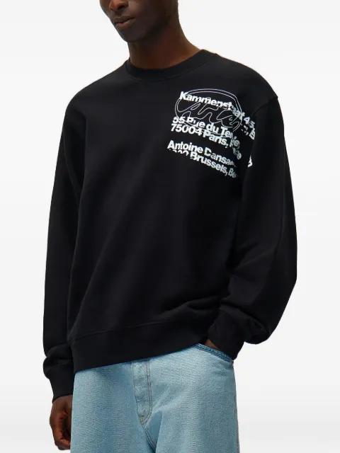 Address logo-print sweatshirt by ARTE ANTWERP