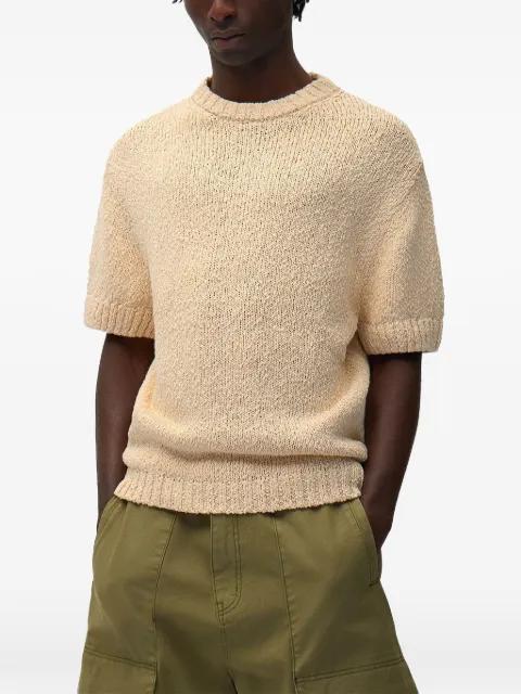 back-graphic short-sleeved sweater by ARTE ANTWERP
