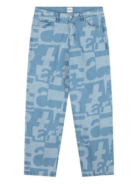 button-fastening jeans by ARTE ANTWERP