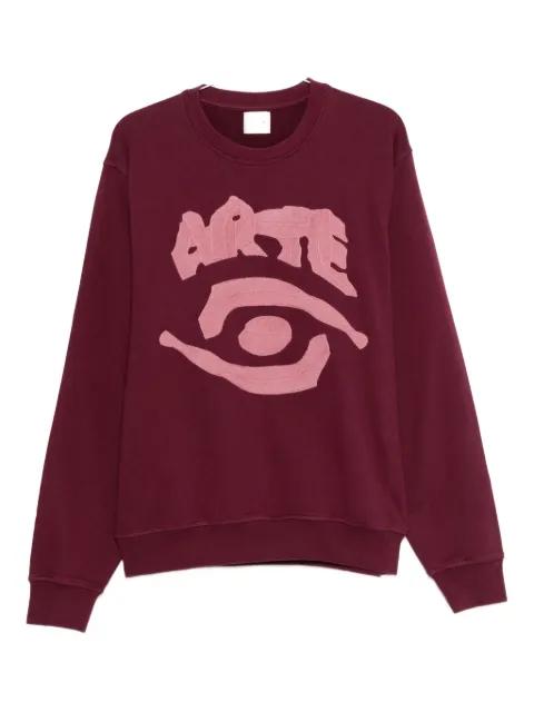 embroidered-eye sweatshirt by ARTE ANTWERP