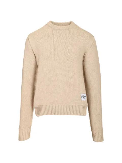 label-patch sweater by ARTE ANTWERP