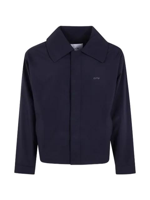 logo-embroidered zip-up jacket by ARTE ANTWERP