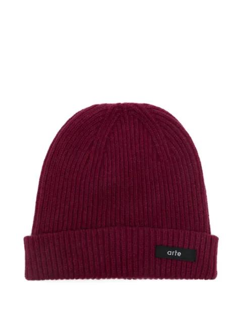 ribbed-knit beanie hat by ARTE ANTWERP