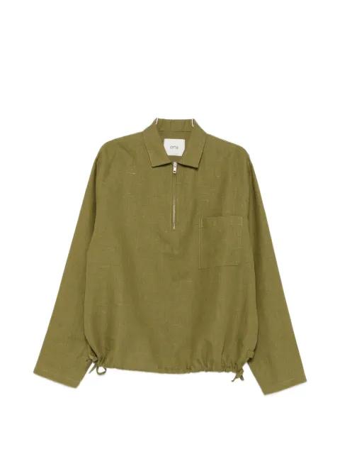 zip-fastening drawstring polo shirt by ARTE ANTWERP