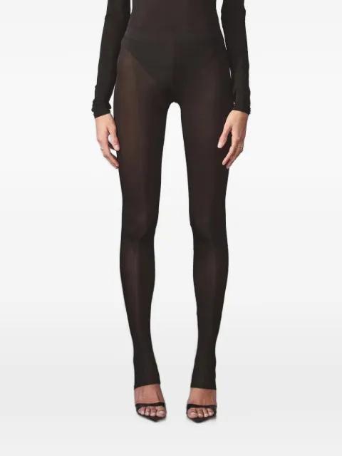 Christina sheer stirrup leggings by ARTEMIS DICIERO