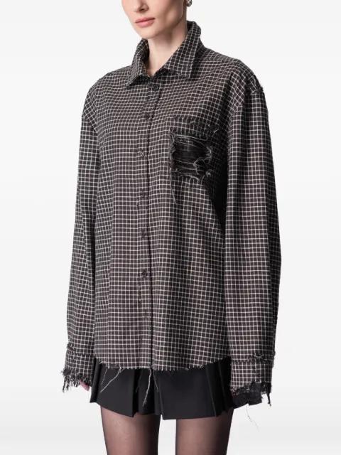check-pattern shirt by ARTICLE TEN