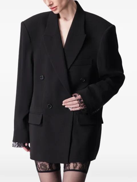 lace-detail blazer by ARTICLE TEN