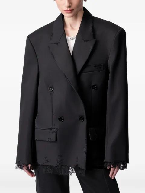 lace-details blazer by ARTICLE TEN