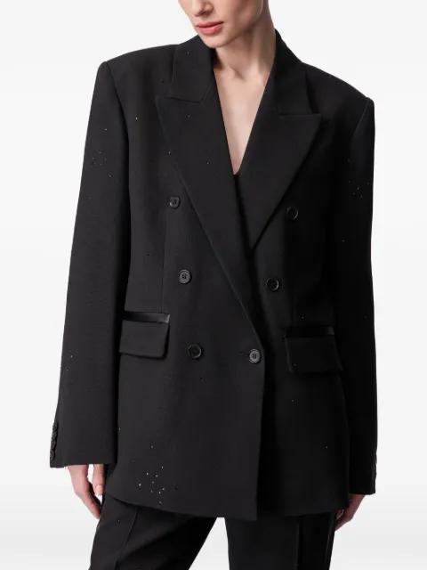 lace-embellished blazer by ARTICLE TEN