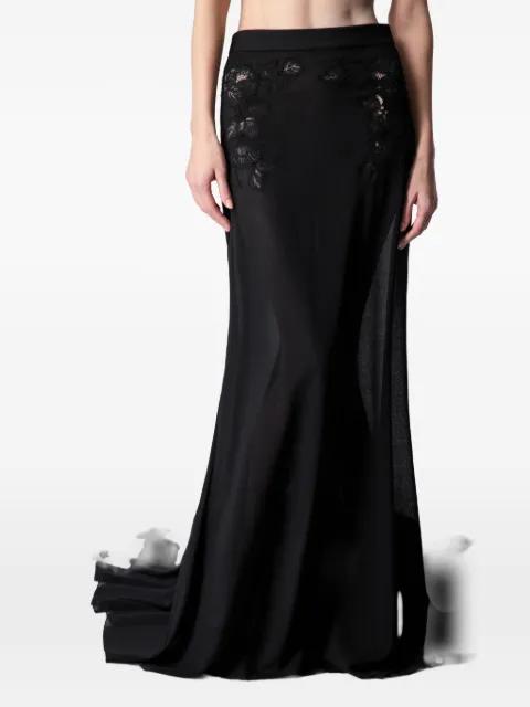 semi-sheer maxi skirt by ARTICLE TEN