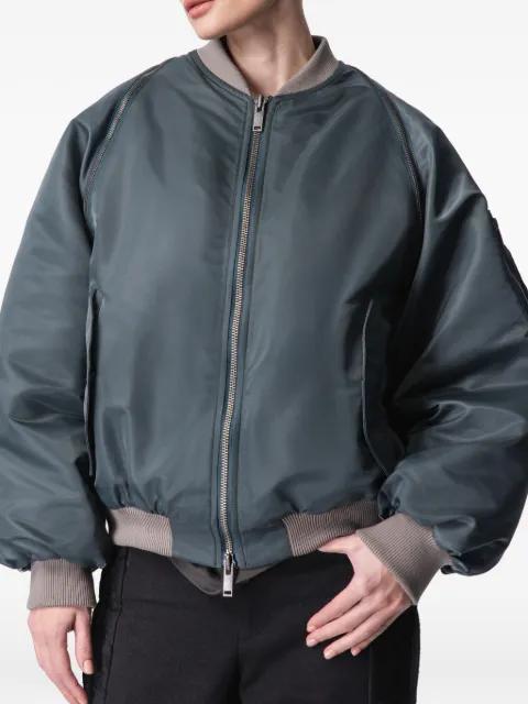 shearling-panel bomber jacket by ARTICLE TEN