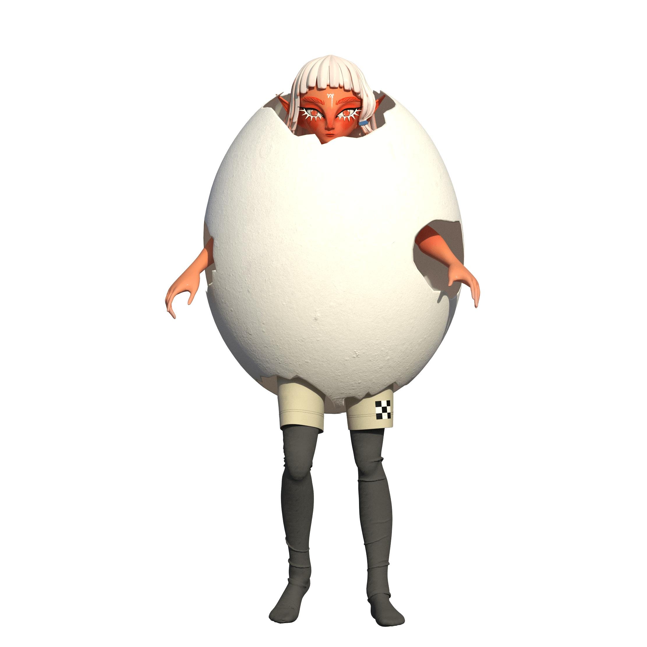 Eggcellent Mascot by ARTISANT
