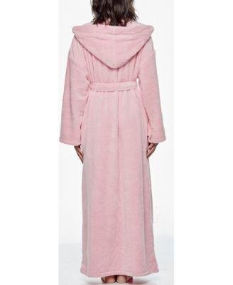 Hooded Full Ankle Length Premium Fleece Bathrobe by ARUS