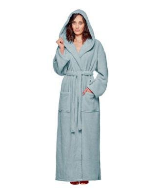 Hooded Full Ankle Length Premium Fleece Bathrobe by ARUS
