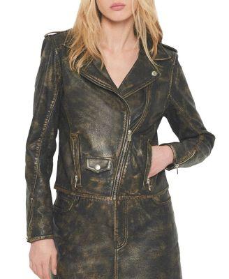 Bonnie Upcycled Leather Jacket by AS BY DF