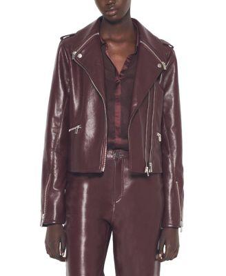 Cindy Recycled Leather Jacket by AS BY DF