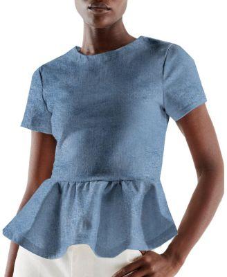 Dominga Denim Top by AS BY DF