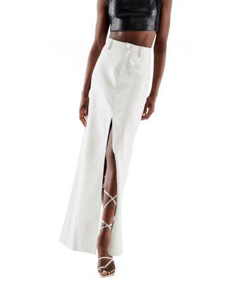 Imogen Recycled Leather Skirt by AS BY DF