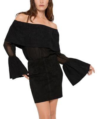 Ines Suede Top by AS BY DF