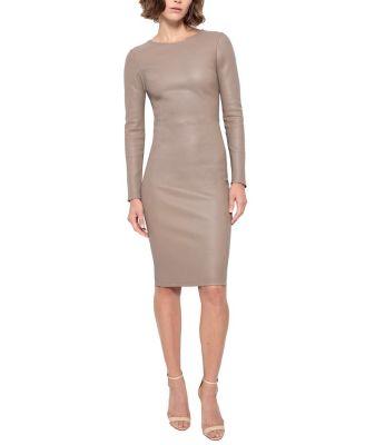 Mrs Smith Stretch Leather Dress by AS BY DF