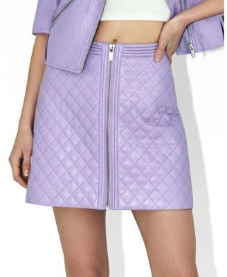Nico Recycled Leather Skirt by AS BY DF