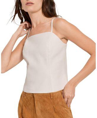 Penny Recycled Leather Cami Top by AS BY DF