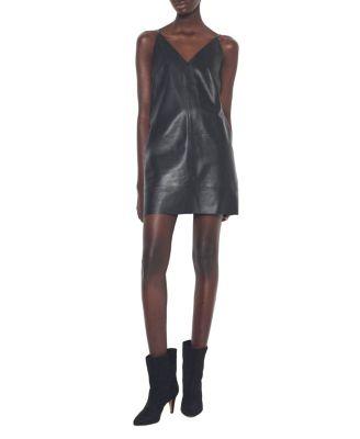 Ryder Upcycled Leather Dress by AS BY DF