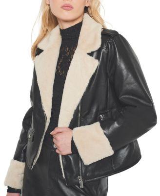 Sydney Recycled Leather Jacket by AS BY DF