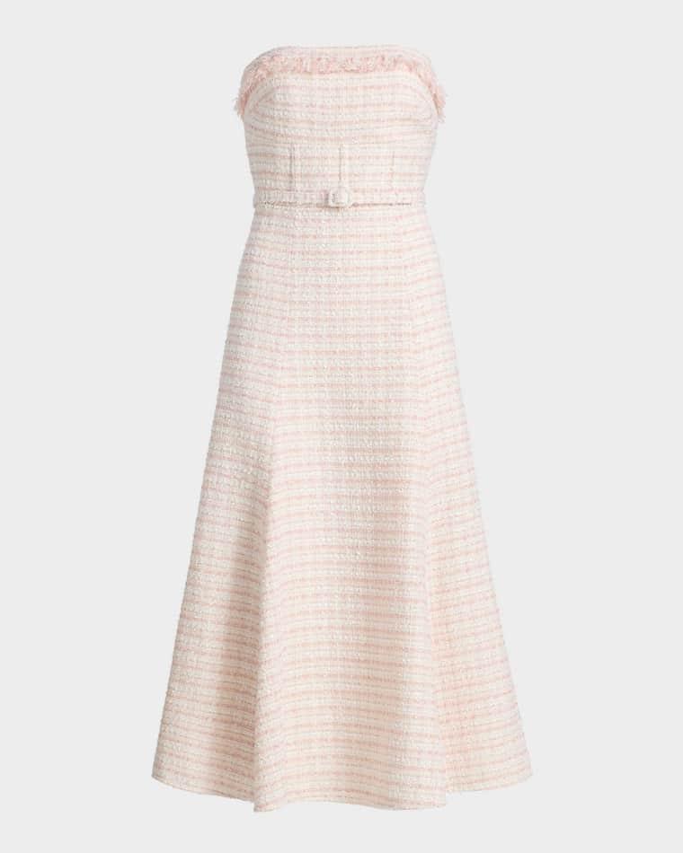 Melanie Tweed Midi-Dress by AS IT MAY