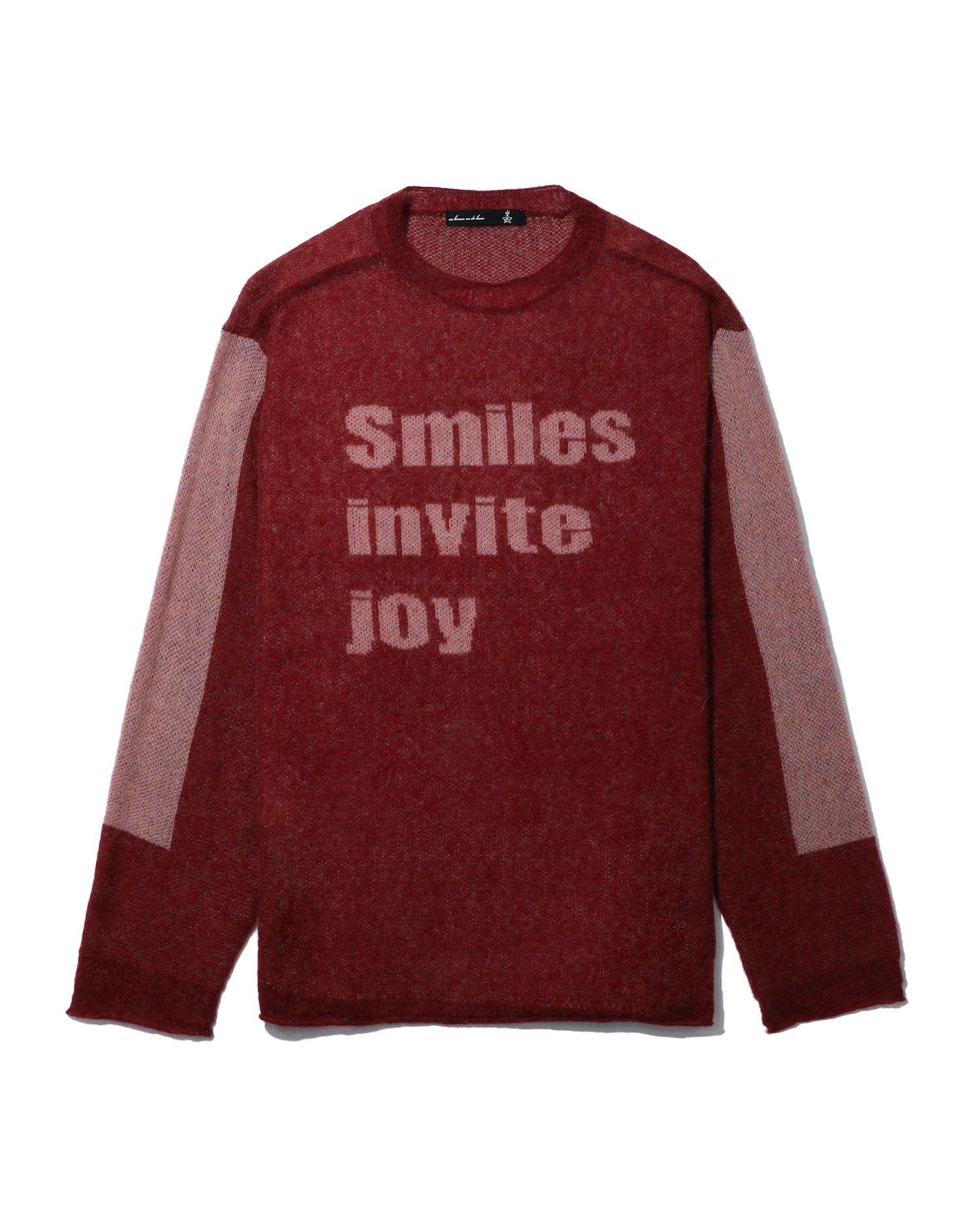 Smiles invite Joy sweater by AS KNOW AS