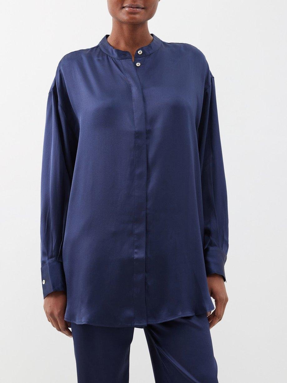 Mantera silk pyjama shirt by ASCENO