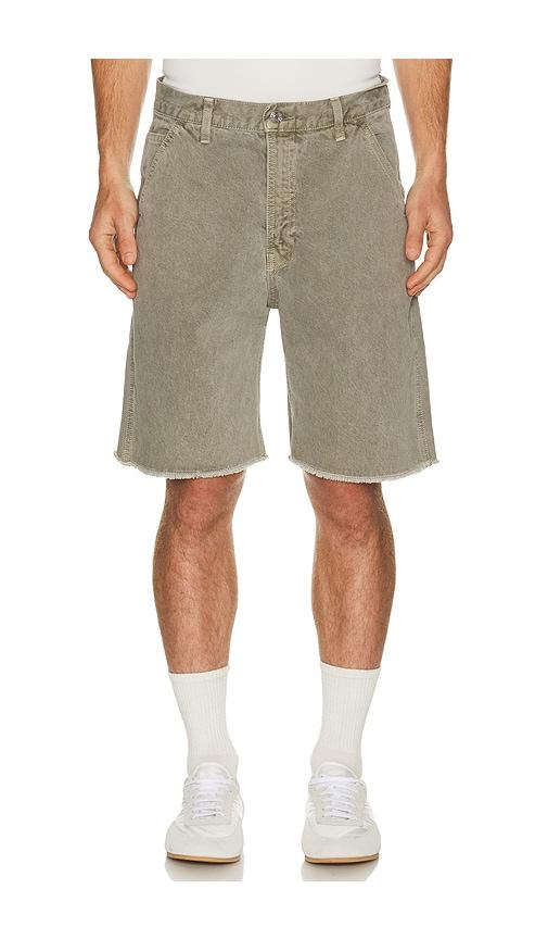 Asher Chance Painter Shorts in Green by ASHER