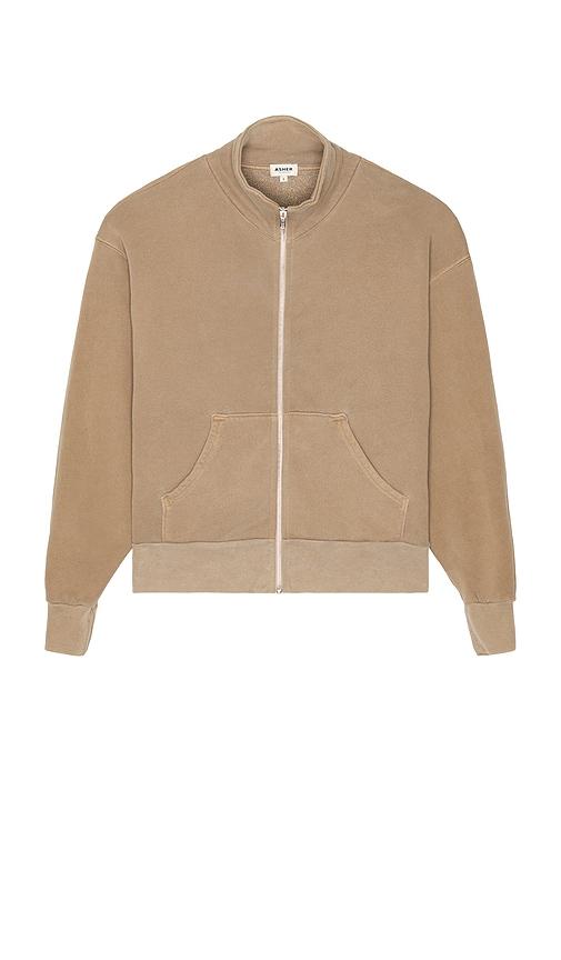 Asher Jean Collar Jacket in Beige by ASHER