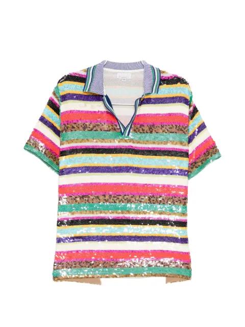 embellished polo shirt by ASHISH