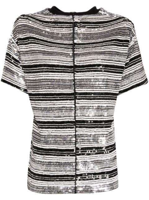 sequin-embellished T-shirt by ASHISH