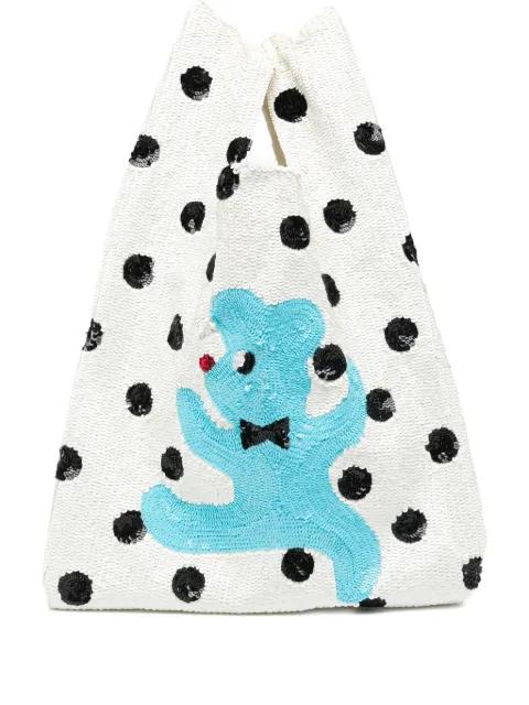 sequin-embellished tote bag by ASHISH