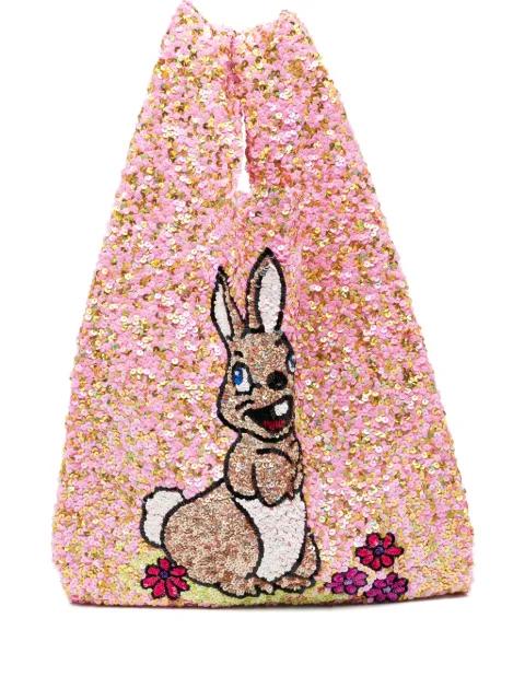 sequin-embellished tote bag by ASHISH